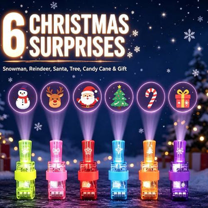 Magic Finger Projector Rings-🎄Christmas/🎃Halloween finger lights