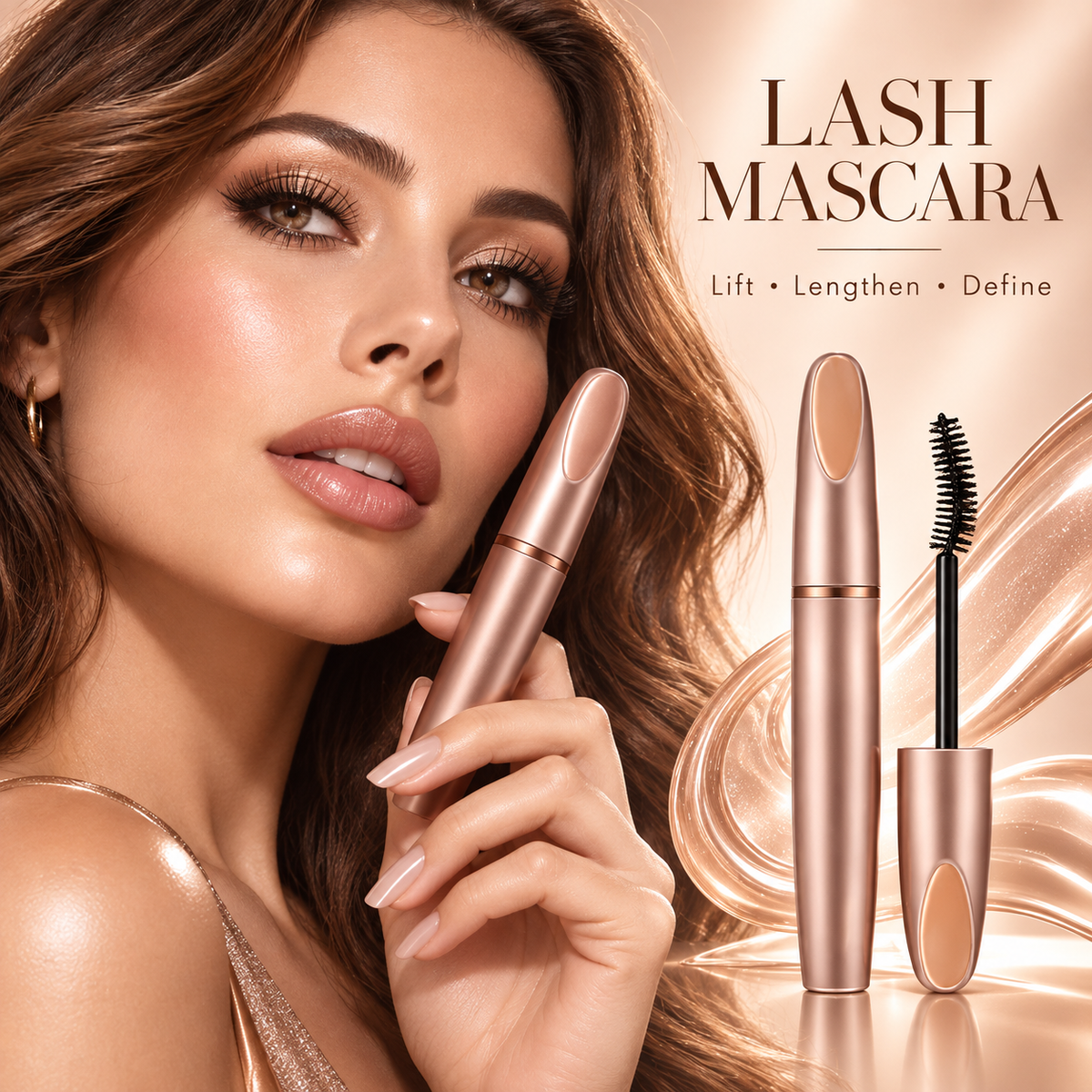Dual-Purpose Long Thick Curl Eyelash Mascara
