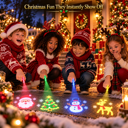 Magic Finger Projector Rings-🎄Christmas/🎃Halloween finger lights