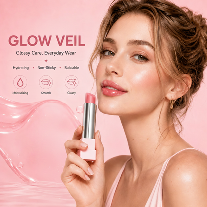 🔥Last Day Buy 1 Get 1 Free|GLOW VEIL LIP SHEEN OIL BALM