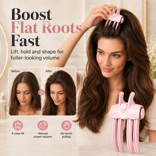 💥Surprise 60% Off！🔥Shape in 3 Seconds！👱‍♀️High Cranial Top Magic Tool！Volumizing Root Lift Clip