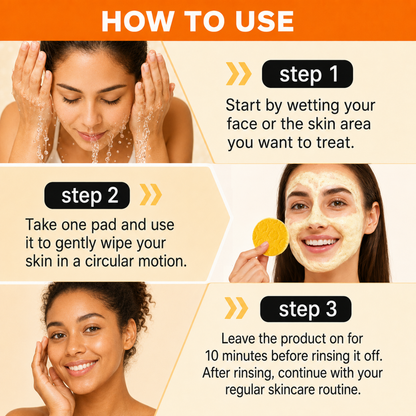 🔥Last Day 68% OFF-Juxek Turmeric Kojic Glow Pads