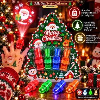 Magic Finger Projector Rings-🎄Christmas/🎃Halloween finger lights